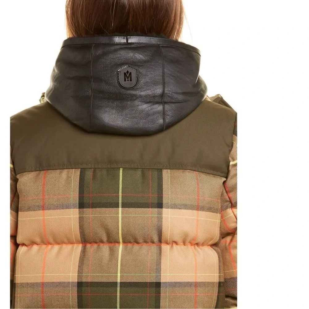 Mackage Rania Leather -Trim Wool-Blend Jacket. - Picture 4 of 12